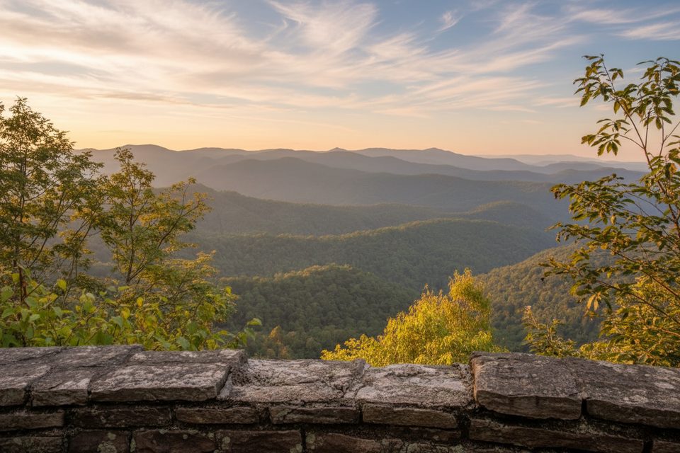 Jumpinoff Rock Trail, Blue Ridge Parkway