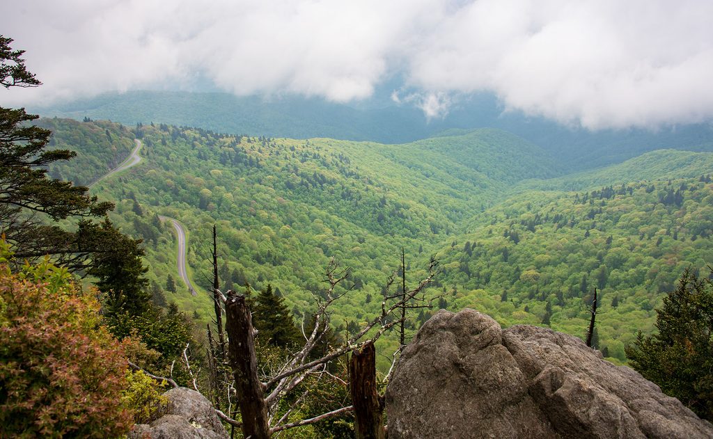 Waterrock Knob Trail, Blue Ridge Parkway