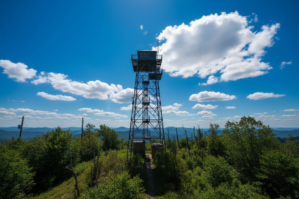 Fryingpan Mountain Lookout Tower Trail, Blue Ridge Parkway