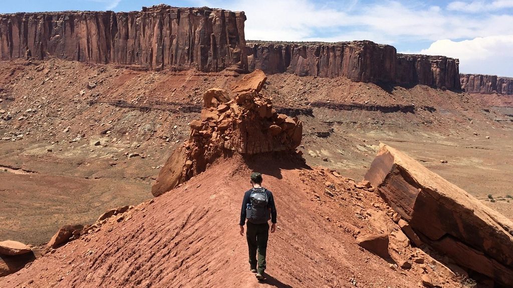 Moses and Zeus via Taylor Canyon, Canyonlands National Park