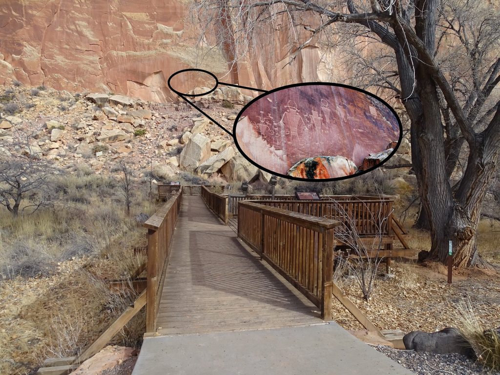 Capitol Reef Petroglyph Trail, Capitol Reef National Park
