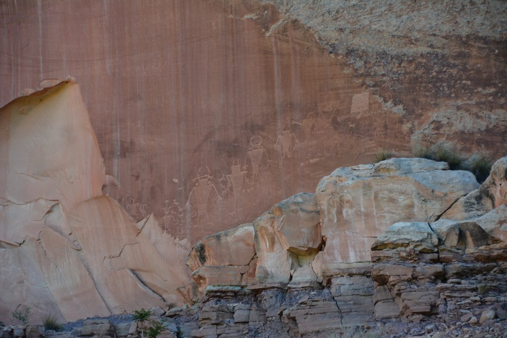 Petroglyph Panel Boardwalk, Capitol Reef National Park