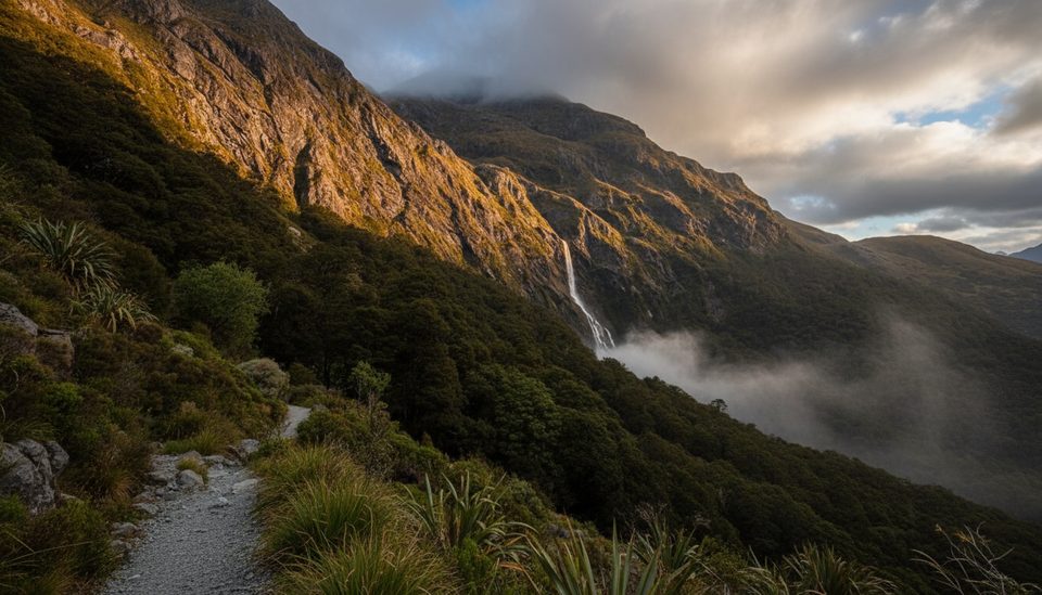 Earland Falls via Routeburn Track, Fiordland National Park