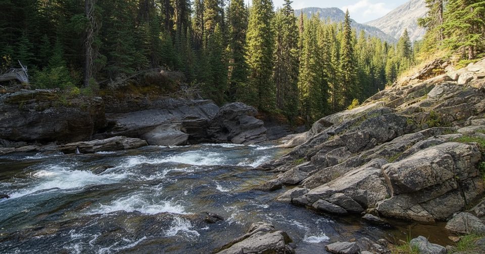 Rainbow Falls Trail, Glacier National Park