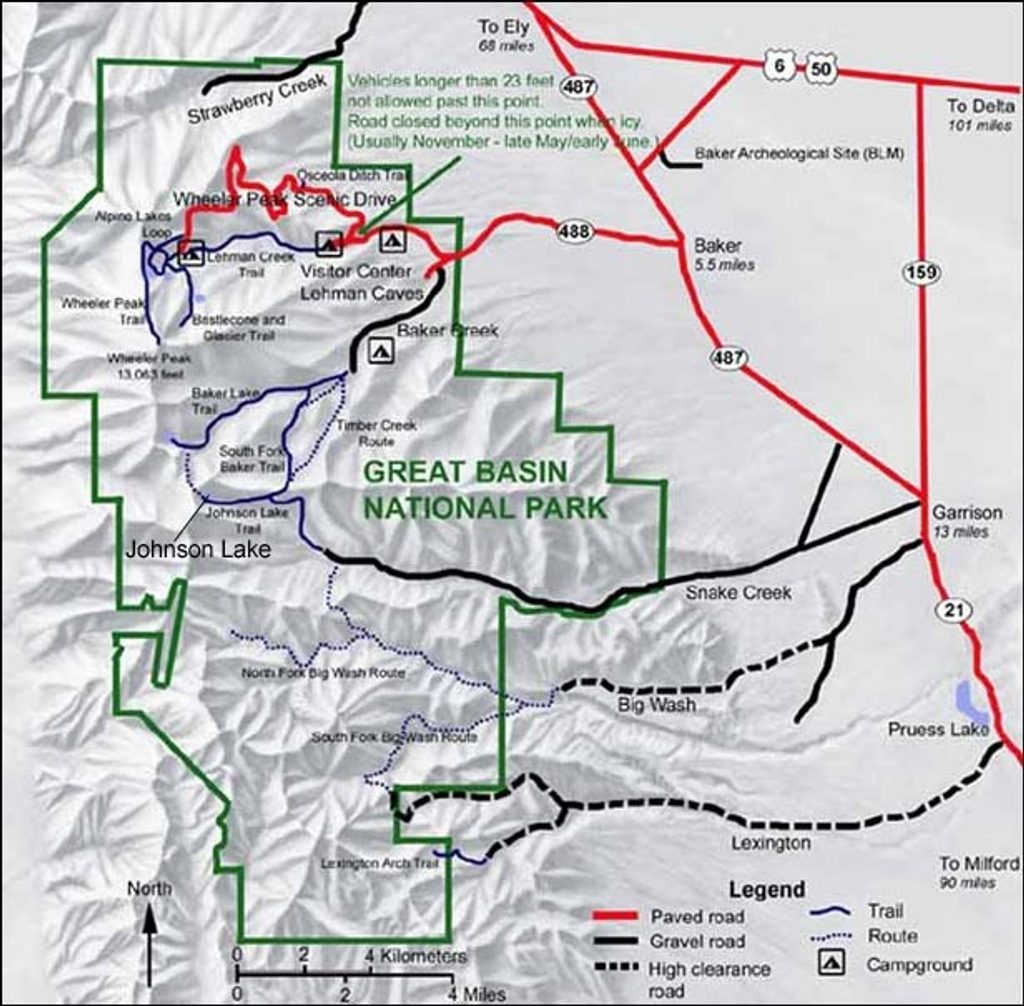 Johnson Lake Trail, Great Basin National Park