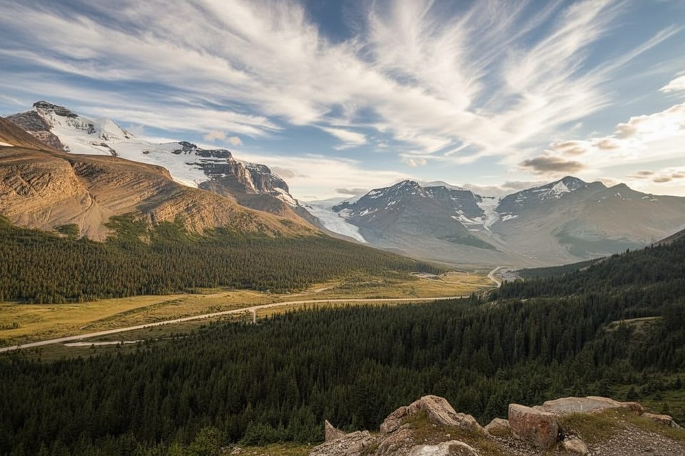 Mount Wilcox (Wilcox Peak), Icefields Parkway (Highway 93)