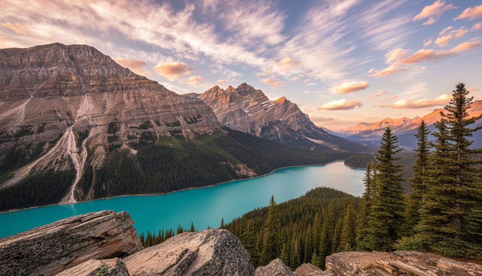 Peyto Lake Viewpoint Trail, Icefields Parkway (Highway 93)