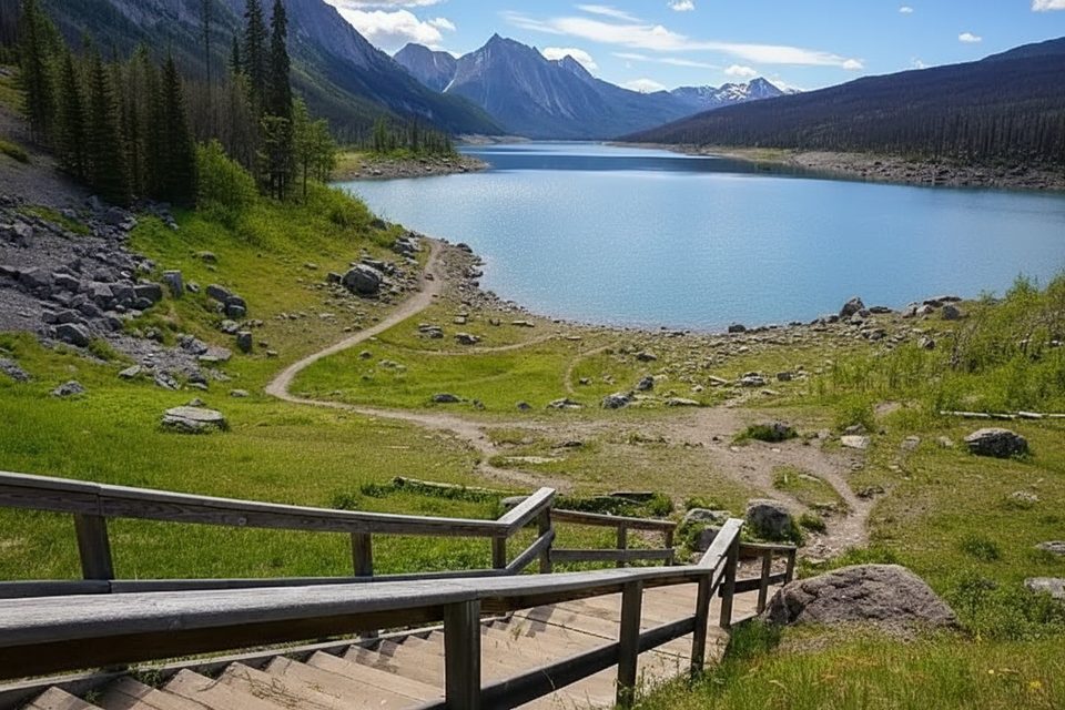Medicine Lake Shoreline Trail, Jasper National Park