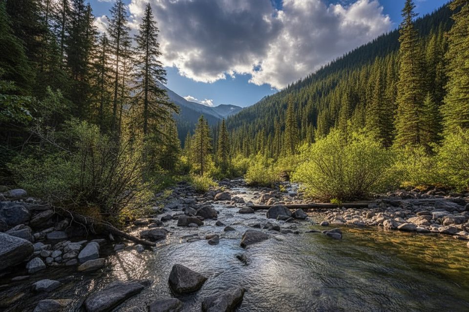 Source of the Springs Trail (Miette), Jasper National Park