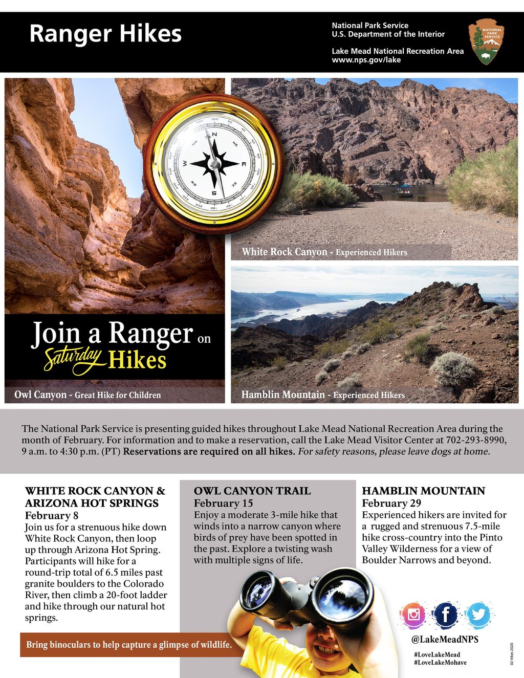 Hamblin Mountain Trail, Lake Mead National Recreation Area