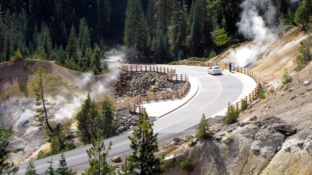 Sulphur Works Hydrothermal Area Boardwalk, Lassen Volcanic National Park