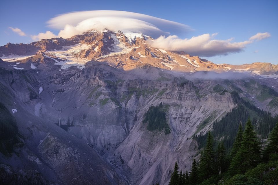 Mildred Point via Comet Falls, Mount Rainier National Park