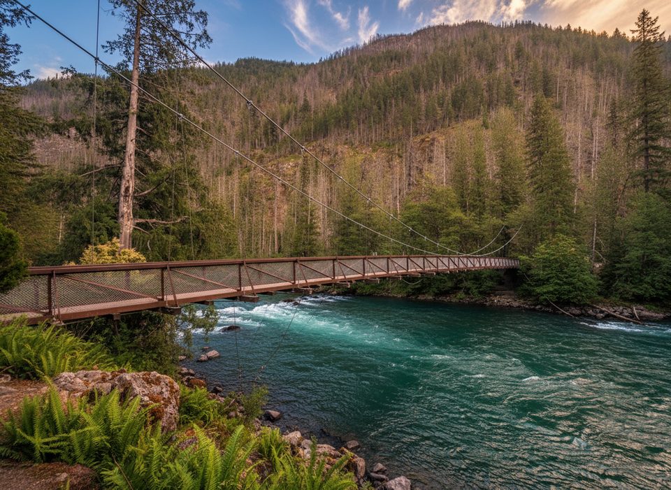 Ladder Creek Falls Trail, North Cascades National Park
