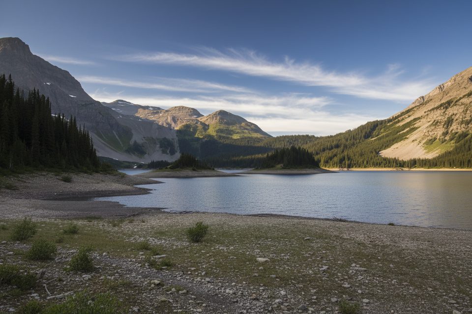 Three Isle Lake, Peter Lougheed Provincial Park