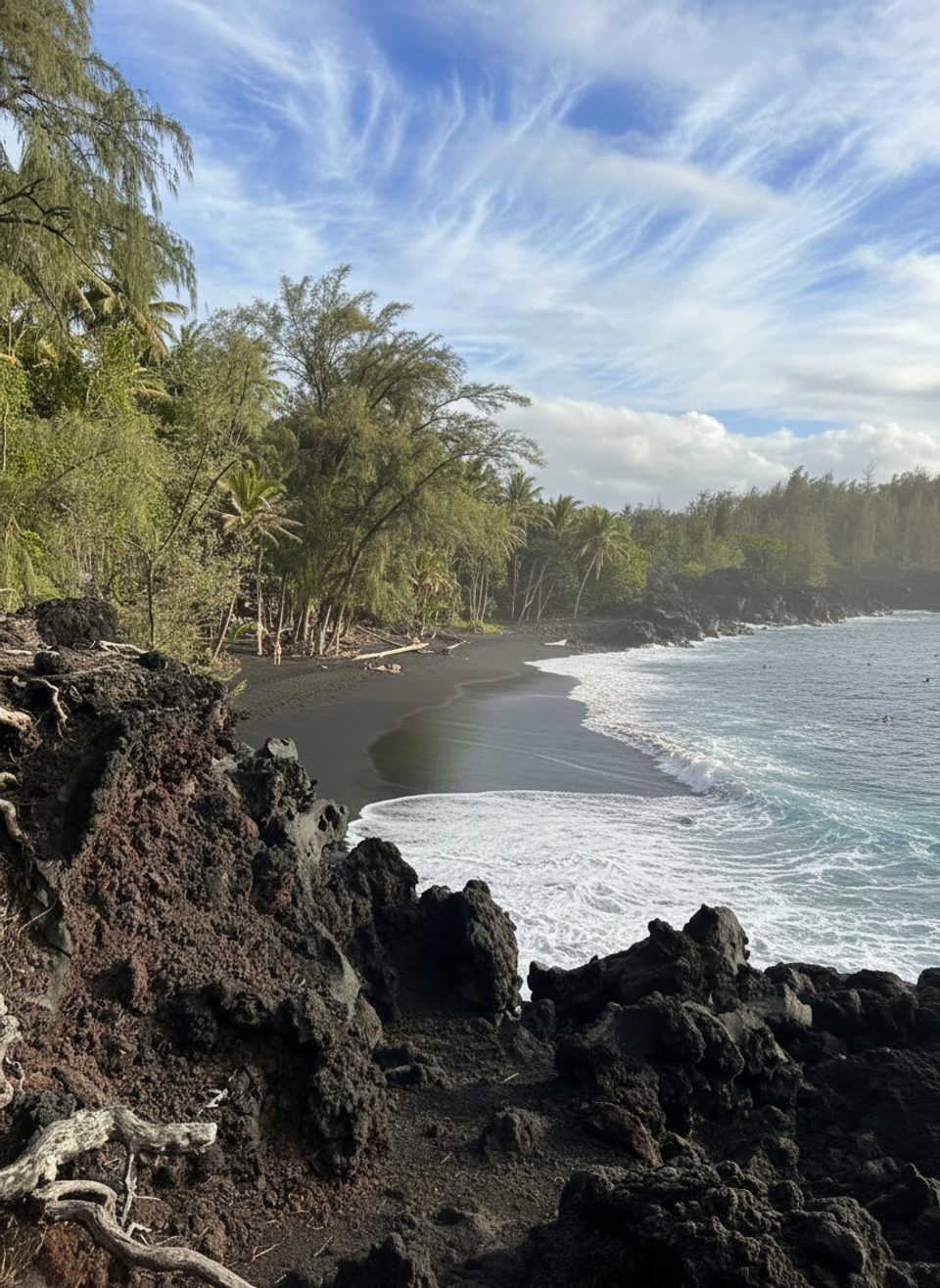 Kehena Beach Trail, Red Road (Kapoho–Kalapana Road), Hawaii