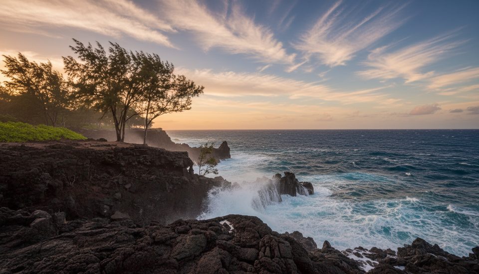 MacKenzie State Park Coastal Trail, Red Road (Kapoho–Kalapana Road), Hawaii