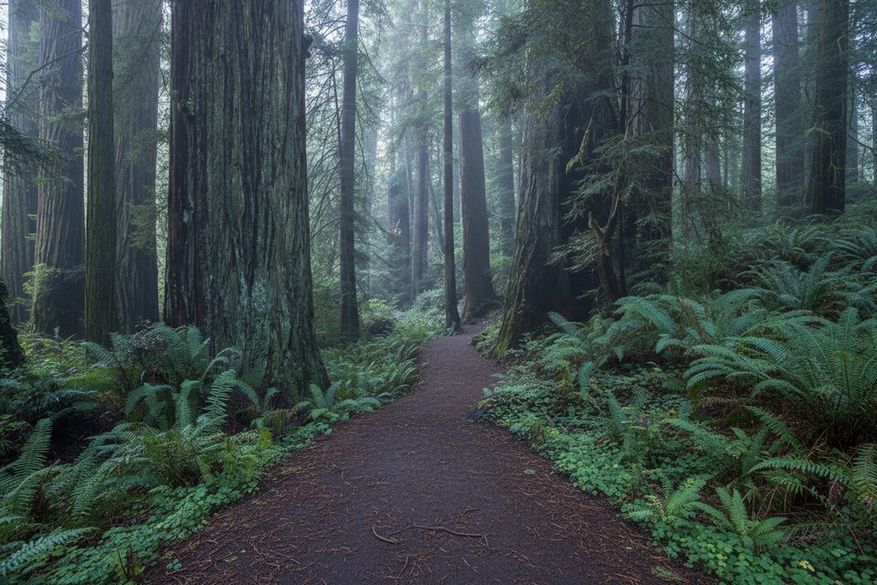 West Ridge Trail to Karl Knapp (formerly Prairie Creek) Trail Loop, Redwood National Park