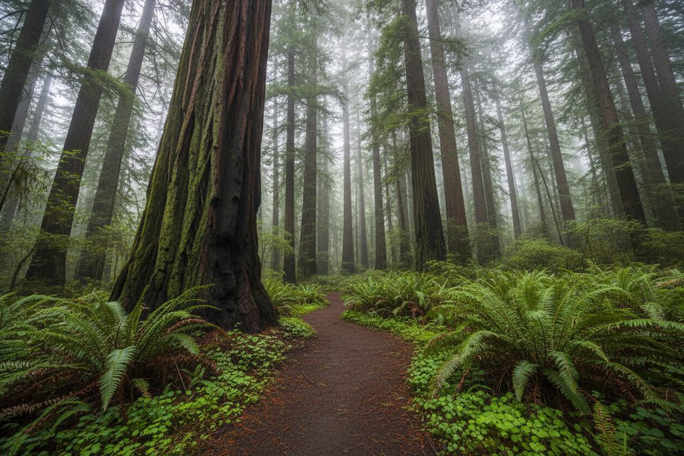 Rhododendron Trail and Foothill Trail Loop, Redwood National Park