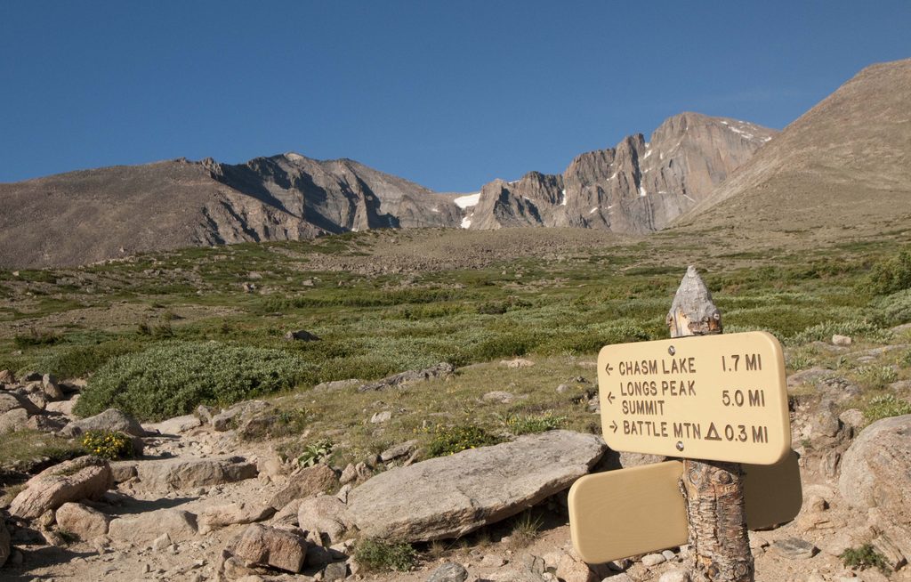 East Longs Peak Trail, Rocky Mountain National Park