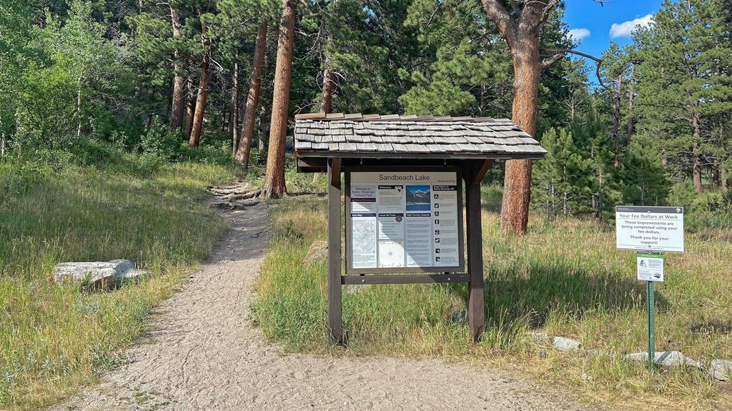 Sandbeach Lake Trail, Rocky Mountain National Park