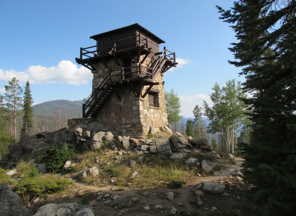 Shadow Mountain Lookout trail, Rocky Mountain National Park