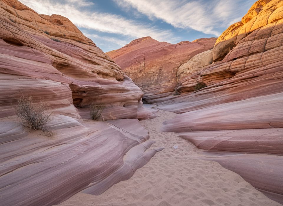 Pastel Canyon (Pink Canyon), Valley of Fire State Park