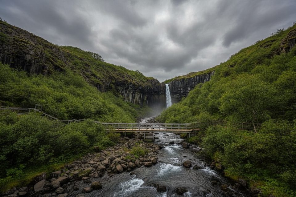 Svartifoss Waterfall (Skaftafell), Vatnajökull National Park