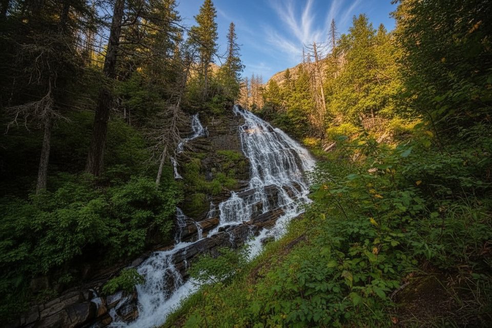 Lower Bertha Falls, Waterton Lakes National Park