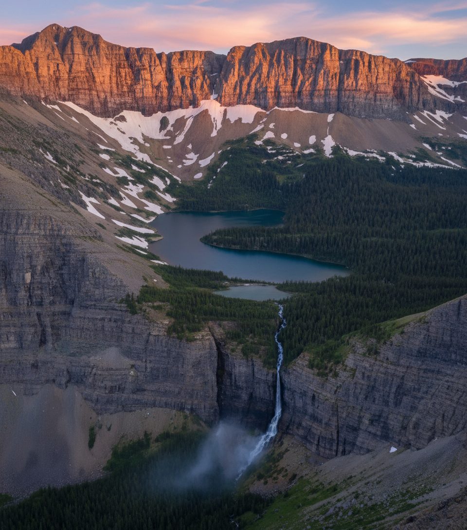 Lineham Falls, Waterton Lakes National Park