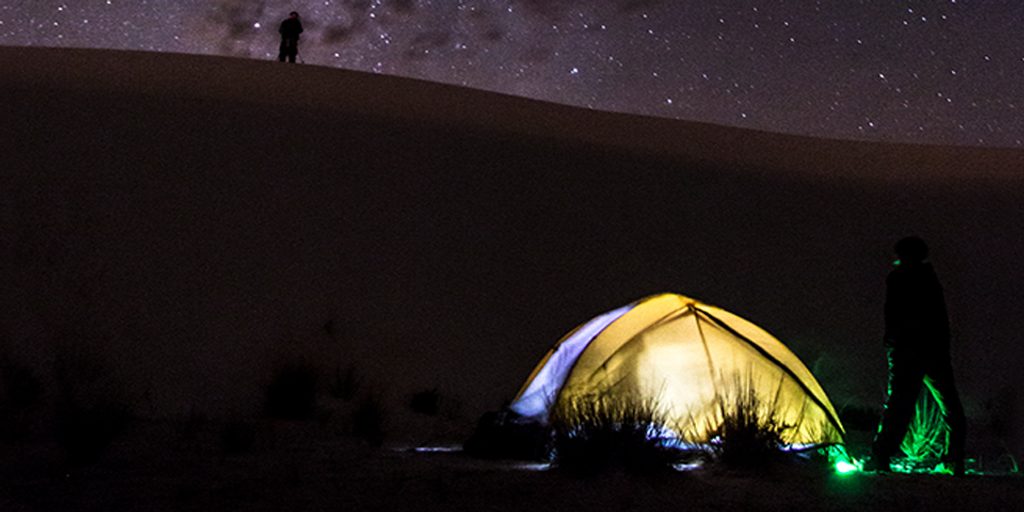 Backcountry Camping Trail, White Sands National Park