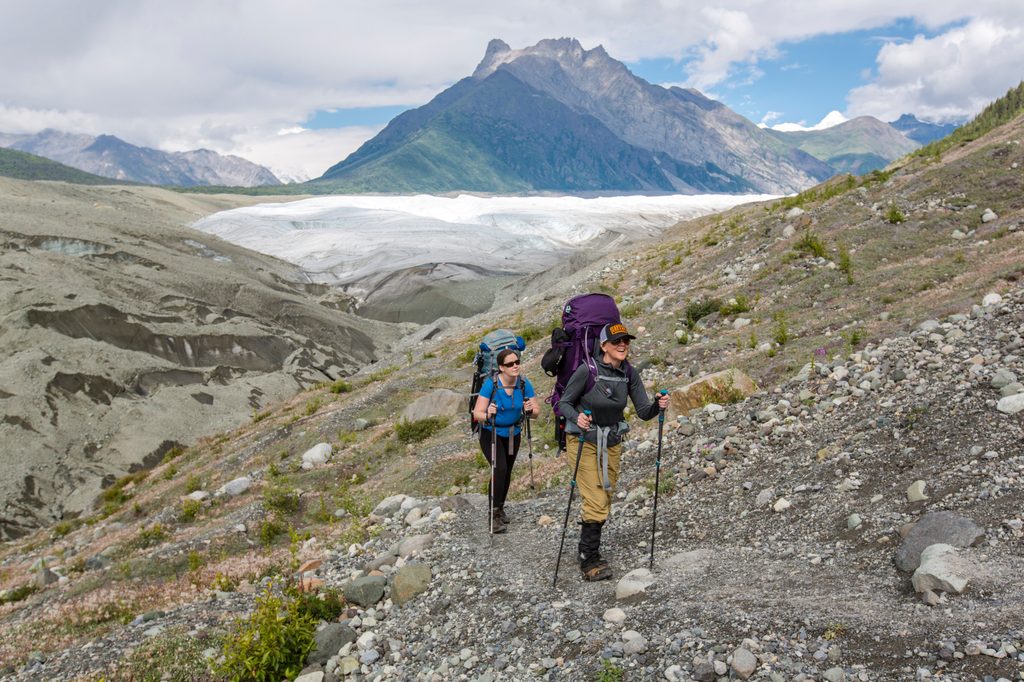 Trail to End of Root Glacier, Wrangell-St. Elias National Park