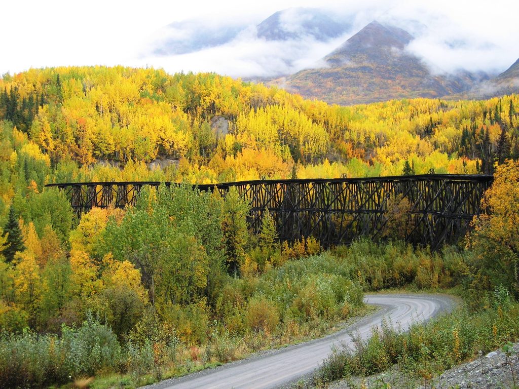 Gilahina Trestle & Hiking Trail, Wrangell-St. Elias National Park