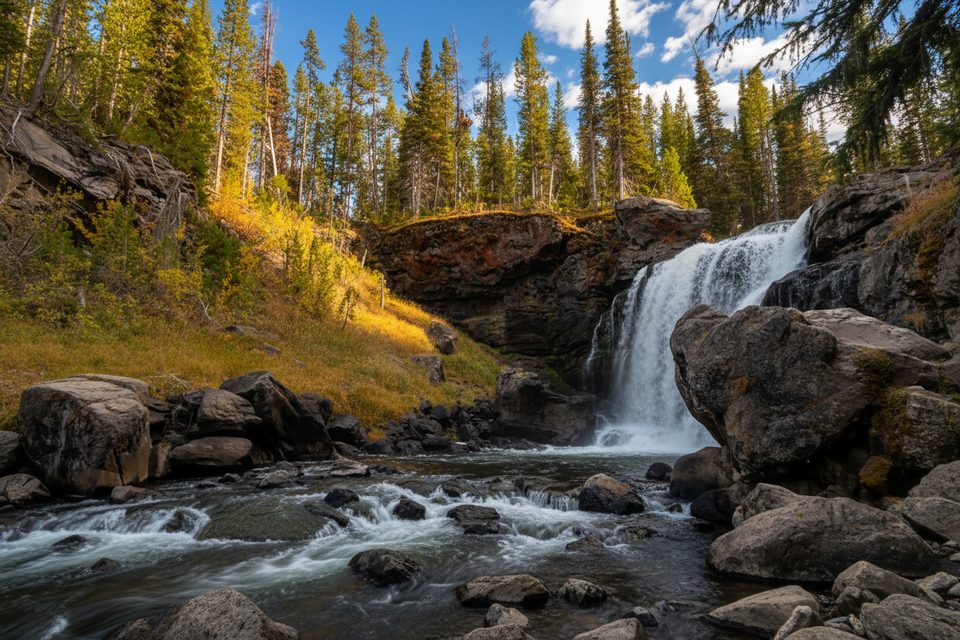 Moose Falls Trail, Yellowstone National Park