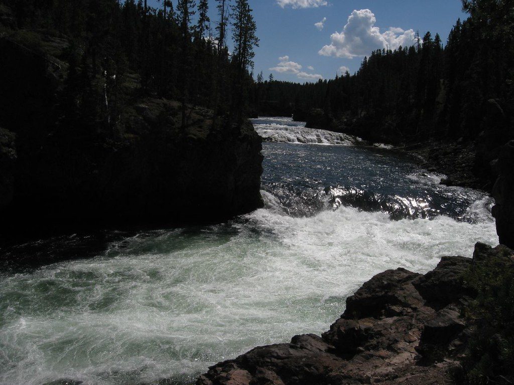 Brink of the Upper Falls Trail, Yellowstone National Park