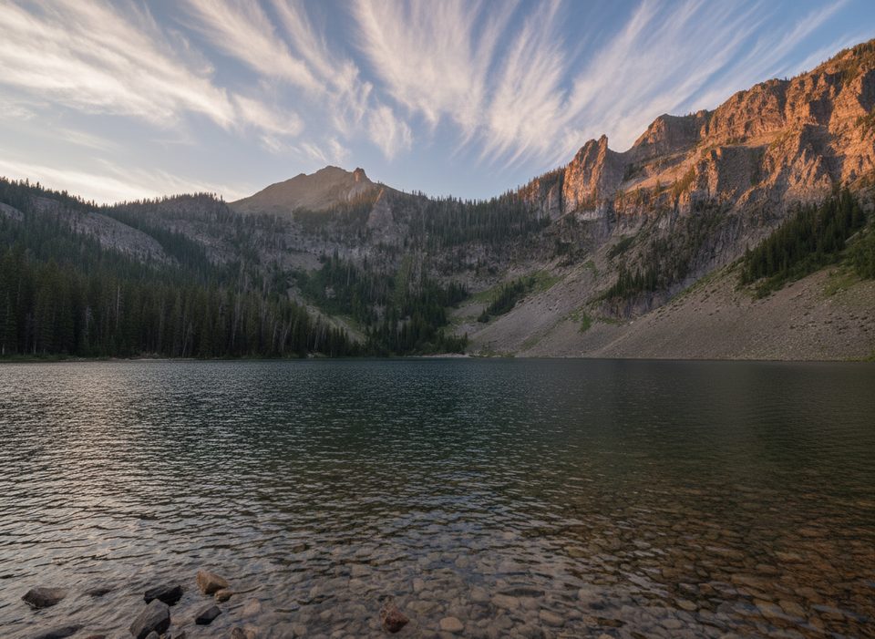Crescent Lake-High Lake, Yellowstone National Park