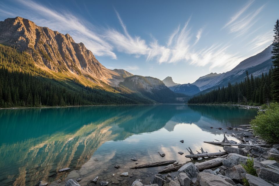 Sherbrooke Lake Trail, Yoho National Park