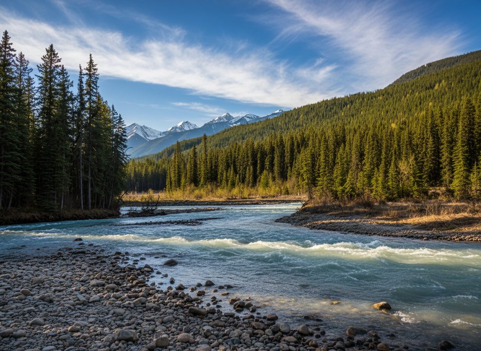 Kicking Horse River Walk (Field), Yoho National Park