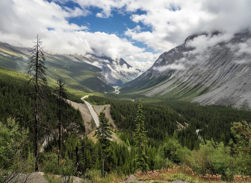 Lower Spiral Tunnels Viewpoint Trail, Yoho National Park