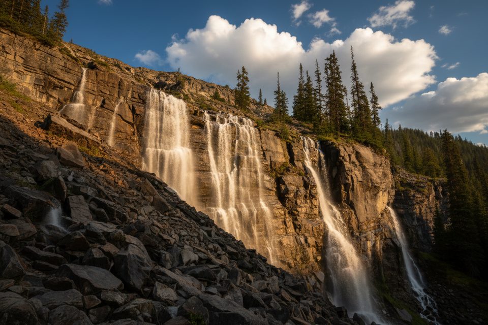 Seven Veils Falls Trail, Yoho National Park