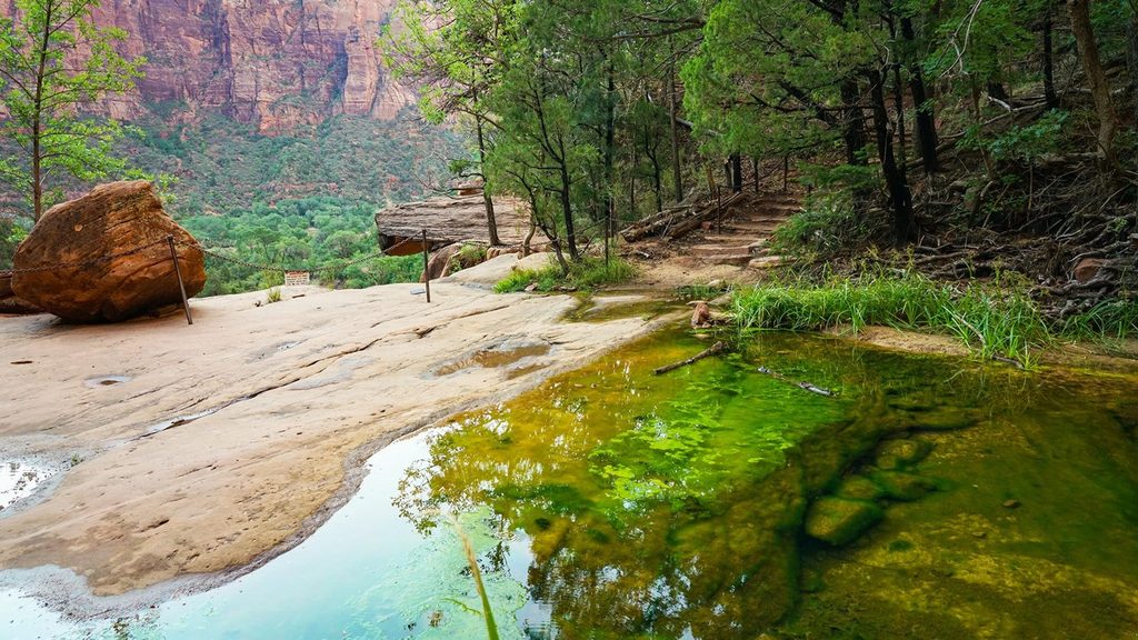 Middle Emerald Pools Trail, Zion National Park